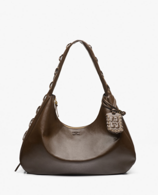 Bolso Hobo Ganni XXL verde oliva oscuro